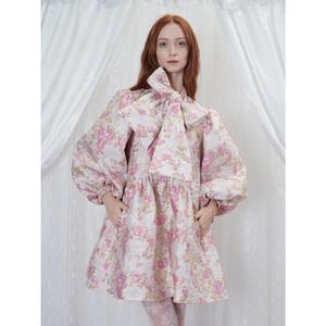 Sister Jane Fondness Bow Mini Dress small